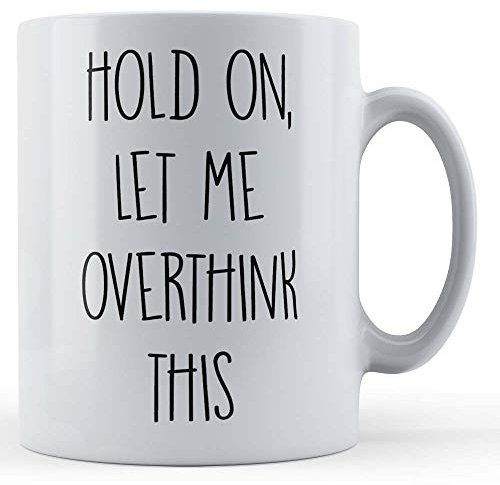 Father Fox - Easily Stressed Out Person, Hold On, Let Me Overthink This - Gift Mug, Ceramic, 11fl.oz.
