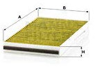 MANN-FILTER FreciousPlus Aktivkohle Innenraumfilter Feinstaubfilter SET 2 STÜCK für 5er E60, Touring E61, 6er E63, 6er Cabriolet E64