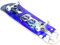 Muuwmi Skateboard Rocket – ABEC 5 - Ahornholz 9-lagig - rutschfest - Board Deck 79x20 cm - PU-Rollen 50x30 mm - Double Kick