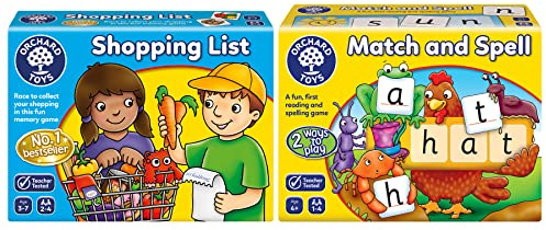 Orchard Toys Match and Spell Game & Shopping List Game