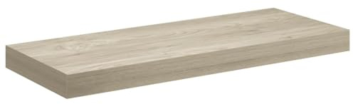 vidaXL Schwebendes Wandregal Eichefarben 60x23,5x3,8 cm MDF