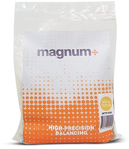 Magnum+ Lot de 4 sacs d'équilibrage pour pneus - 297,7 g - Compatible TPMS