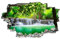 Wasserfall 3D Wanddurchbruch Wandtattoo Landschaft Mädchen Wandaufkleber Natur Junge Wandsticker Wanddeko Selbstklebend Vinyl Wandbild für Wohnzimmer Schlafzimmer Flur Kühlschrank