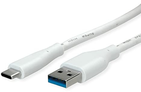 Value Cable USB 3.2 Gen 1, A-C, ST/ST, Blanco, 3 m