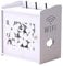 Generic Set-Top-Box Regal Router Aufbewahrungsbox Holz Kunststoff Wandhalterung Brandschutz Mehrschichtige Aufbewahrung