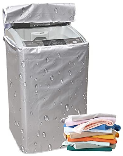 Waschmaschinen Abdeckung Sonnencreme Wasserdichte Staubdichte Abdeckung Für Trockner, Waschmaschinenbezug Waschmaschinen Staubschutz Für Die Meisten Toplader Oder Frontlader Waschmaschinen/Trockner