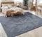 Paco Home Teppich Wohnzimmer Schlafzimmer Kurzflor Skandinavisches Boho Muster Geometrisch Rauten Motiv Einfarbig Weich Modern, Grösse:120x160 cm, Farbe:Anthrazit 3