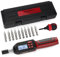 VANPO Digital Torque Screwdriver, 1.33-44.25in.lb/0.15-5Nm, Electric Adjustable Torque Screwdriver Wrench Set with Buzzer, LED Notification, Preset Mode, Data Storage for Bike Repairing and Mounting