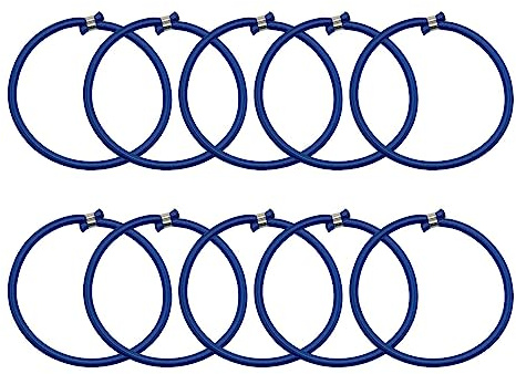 harayaa 10 Stück Trampolin Gummiseile, Hochelastische Spannseile, Blau | Geräuschlose Ersatz Bungee Seile, 8mm Durchmesser für Innen, Verschleißfeste Latex Bungee Schnur für Trampolin & Zelt