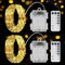 Luci LED a Batteria, 2 x 6M 60LED Lucine LED Decorative 8 modalità con timer Luci Stringa Impermeabile IP65 Esterno Interno Luci LED Stringa per Natale Matrimonio Feste Giardino Stanza
