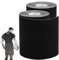 2 Rollen Tapeband Fussball, Extra Breit Wasserdicht Rasenband für Armfußball Extrem Klebend Sporttape Wickelband für Übungen Gymnastik um Rasenverbrennungen Vorzubeugen (Schwarz)
