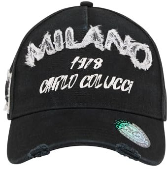 Carlo Colucci Basecap mit Logodruck Schwarz OS