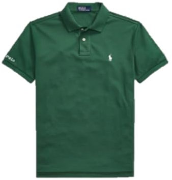 Ralph Lauren Men Polo Shirt mesh Short Sleeve Green Men/Youth Custom Slim Fit Size XS X-Small
