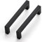 Ravinte 20 Pack Kitchen Door Handles Black Handles for Cupboards 128mm Cupboard Pulls Kitchen Cabinet Pulls Square Bar Wardrobe Hardware Cabinet Door Hardware