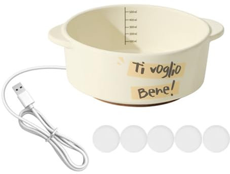 Maciun Beheizter Wassernapf Für Hunde, Beheiztes Frostschutz Tränkebecken Hühnertränke Für Hunde, Katzen, Kaninchen, Vögel, Hühner