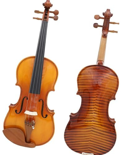 Geigeninstrument Volle Größe Violine Massivholz Fichte Panel Akustische Violine Geige Mit Fall Bogen Anfänger Musikinstrument (Color : 1/2)