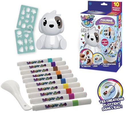 Silverlit Water Art - Donnez Vie à Vos Dessins grâce à ce kit Water Art - Dessinez et trempez la Figurine - Coffret avec feutres - Loisirs et Créatifs - A Parti de 3 Ans
