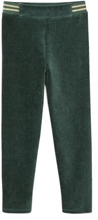 Vertbaudet Mädchen Cord-Leggings smaragdgrün 98/104