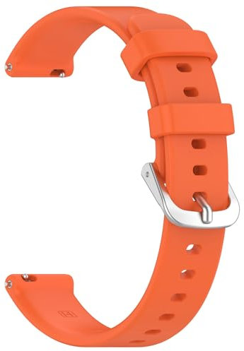 HIOPOIUYT Bracelet de montre de rechange 14 mm en silicone souple à dégagement rapide résistant à la transpiration pour 2 bracelets