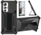 Aroepurt Custodia Comaptibile per Cubot Max 5 MAX5 5G Cover Custodia Case Ibrida [con Protezione dello Schermo in Vetro temperato] [Supporto Magnetico Pieghevole] Nero
