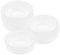 Anneome 20-25l Plastic Storage Bucket Lid Food Grade Chemical Paint Bucket Seal Lid with Pull Ring