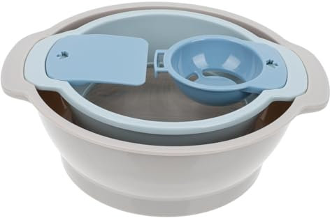 Kisangel Plastik Gartensieb Mit Auffangtablett Feines Sieb Für Erde Kompost Sand Leichtes Langlebiges Gartengerät Zum Aussieben Von Erde Und Trichomen Beim Bud-trimmen Praktisches Gartenzub