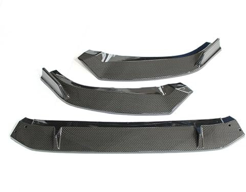 MSMDG Frontspoilerlippe für Auto-Unterteiler, kompatibel mit Audi A4 A4L 2019, B Carbon Fiber Look
