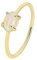 Beydodo Damen Ringe 375 Gold, Trauringe Solitär mit Opal Verlobungsringe Hochtzeit Ringe Frauen Nickelfrei Gr.58 (18.5)