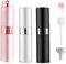 Atomizador Recargable de Perfume 8 ml, 3 Atomizador Perfume, Perfume Recargable Portátil Unisex (Negro/Plateado/Rosa) Recargador de Perfume, Ideal para Decants Perfumes y Viajes