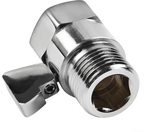 SMZhomeone Messing Duschkopf Absperrventil G1/2 Wasserdurchflusskontrolle Druckregler für Badezimmer Brauseschlauch