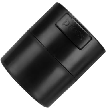 minkissy Eyelash Glue Storage Jar Matte Black Large Capacity Sealed Container for Lash Extension Glue Portable Lightweight Makeup Tool Organizer