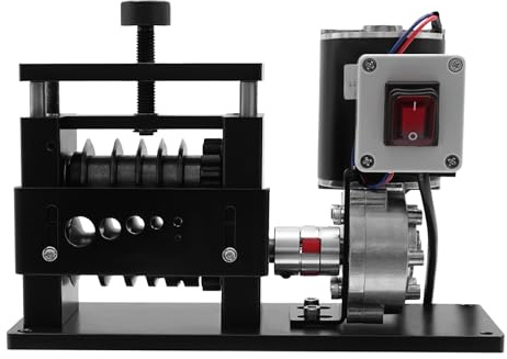Machine à dénuder les câbles, 90 W, 6 trous d'alimentation, pour câbles électriques, lames en carbure de tungstène de 5 x 3 mm d'épaisseur, 100 tr/min, 3,4 mm-17 mm