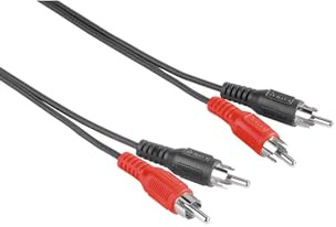 Hama Audio-Kabel 2 Cinchstecker - 2 Cinchstecker, 2,5 m