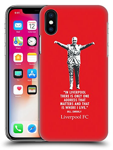 Head Case Designs Officially Licensed Liverpool Football Club Liverpool Bill Shankly Quotes Hard Back Case Compatible With Apple iPhone X/iPhone XS