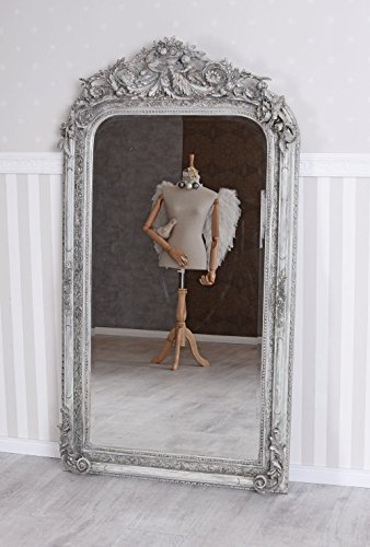 unbekannt Wandspiegel Shabby Chic Spiegel Rokoko Standspiegel 156 x 85 cm Ganzkörperspiegel cat215h Palazzo Exklusiv