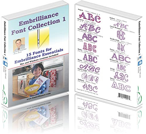 Embrilliance Font Collection 1 Stick-Software für Mac und PC