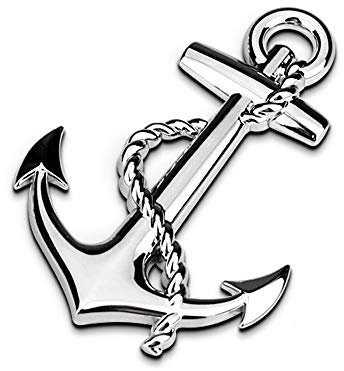 1 Stücke 3D Metall Anker Auto Seite Kotflügel Hinten Trunk Emblem Abzeichen Aufkleber Aufkleber für JEEP Dodge Mercedes BMW Mustang Volvo Chevrolet Nissan Audi VW Ford Honda Toyota Jaguar