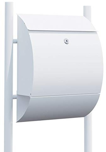 Standbriefkasten, Design Briefkasten Sunshine Weiß - Bravios
