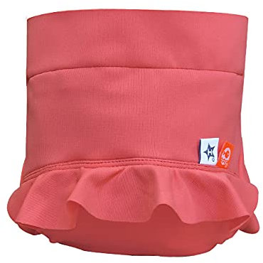 Couche piscine anti-fuite et anti-UV Hamac lavable - réutilisable - Coloris : Falbala (avec froufrou) - Taille : 24 mois et + (9-17 kg)