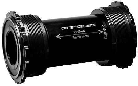 Ceramicspeed Innenlager T45, 82.5 x 24 mm, schwarz, Keramik, beschichtet, Unisex Erwachsene, Mehrfarbig, Einheitsgröße