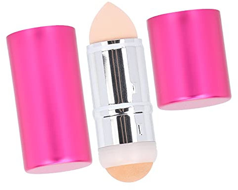Vulkanstein Roller,Ölabsorbierender Roller für das Gesicht, ölabsorbierender Gesichtsroller Gesichtsroller Zur Reinigung von Vulkanstein Mini ölabsorbierender Roller für Hautpflege-Make-up(rosarot)