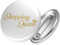 Huuraa Button Shopping Queen Krone Ansteckbutton 25mm mit Schriftzug Geschenk Idee für Freunde und Familie