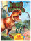Depesche 11881 Dino World - Sticker-Heft mit 20 Seiten voller Dinosaurier, spannender Urzeit-Szenerien und 84 gepolsterten Stickern aus Schaumstoff