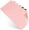 PIETVOSS Schreibtischunterlage aus recyceltem Leder - Ökotex zertifizierte Schreibtisch Unterlagenmatte, 100% Made in Germany - Light Rose, 100 x 40 cm