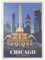 MyPuzzle Chicago, IL: Fountain of Light, Vintage Poster - Premium 500 Teile Puzzle - MyPuzzle Sonderkollektion von Anderson Design Group