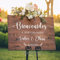 Panneau De Bienvenue Mariage Personnalisé - Autocollant pour Nom et Date en Français - Conseil De Réception pour Un Mariage Moderne (Colo
