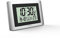 Technoline WS8028 Digitale Funkuhr, Wanduhr, Uhr, klein, 22 x 15 cm, Temperaturanzeige, Mondphase