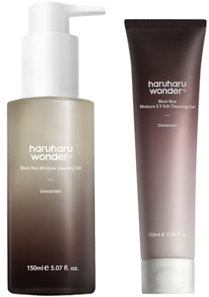 haruharu wonder Doppelreinigungs-Set mit Reinigungsöl und Reinigungsgel