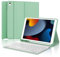 KVAGO Teclado para iPad 9ª/8ª/7ª Generación, iPad 10.2/Air 3/Pro 10.5 - Español Bluetooth Desmontable, Verde Claro