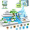 Magnetische Bausteine - Build Mine Magnete Welt World Set, Magnet World Ice Edition Kinderspielzeug für 3 4 5 6 Jahre Geschenk Mädchen, Magnetspiel Prinzessin Castle STEM spielzeug für 3+ Kinder